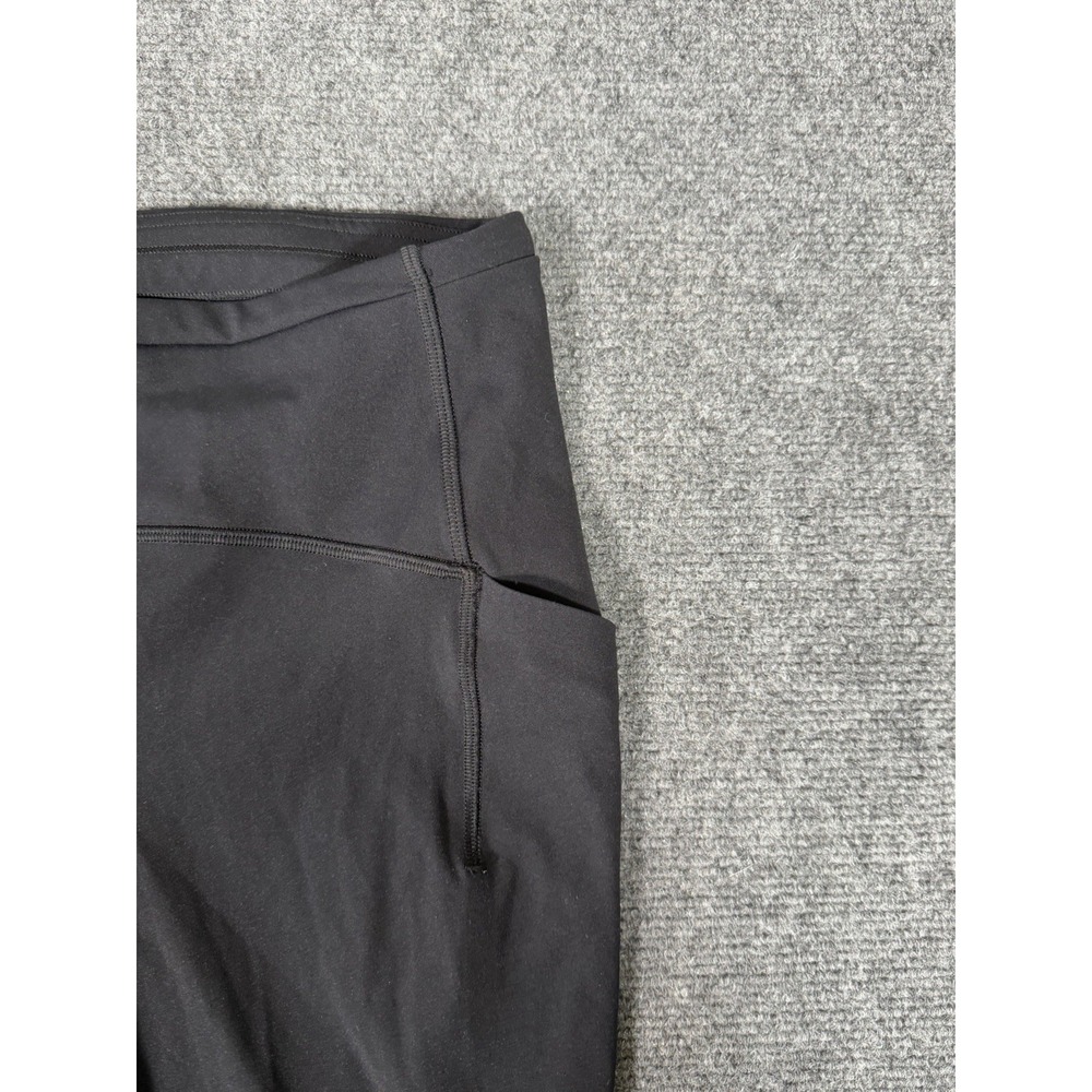 Lululemon Swift Speed High-Rise Crop Leggings Womens 6 Black 21" Running Pockets - Picture 5 of 16